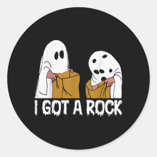 Ich habe einen gruseligen Halloween-Geisterschreck Runder Aufkleber
