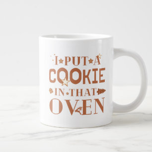 Ich habe einen Keks in das Oven-Weihnachtspaar pas Jumbo-Tasse