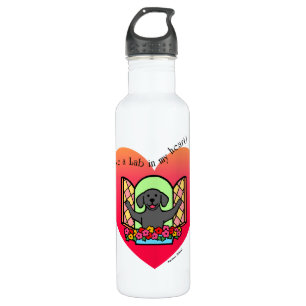 Ich habe einen Labrador in meinem Herzen Edelstahlflasche