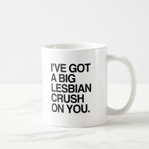 ICH HABE EINEN LEICHTEN LESBISCHEN SCHWARM FÜR DIC KAFFEETASSE