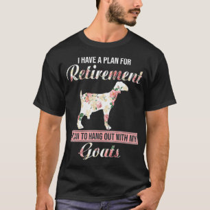 Ich habe einen Plan für die Pensionierung Blumenz T-Shirt