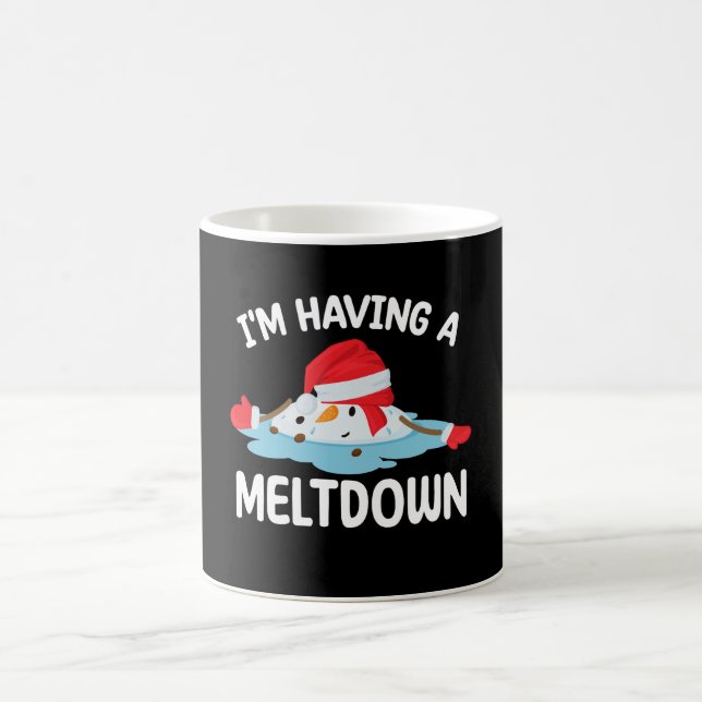 Ich habe einen Schneeschuh für einen Melzenschnee Kaffeetasse (Mittel)