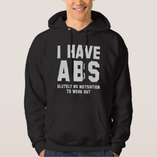 Ich habe einen Sixpack Hoodie