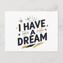 Ich habe einen Traum Inspirierende Typografie-Desi