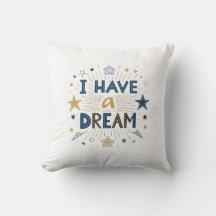 Ich habe einen Traum Starburst-Typografie-Kunst