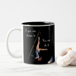 Ich habe einen Traum. Zweifarbige Tasse