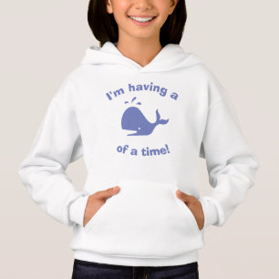 Ich habe einen Wal der Zeit! Kinderspass Hoodie