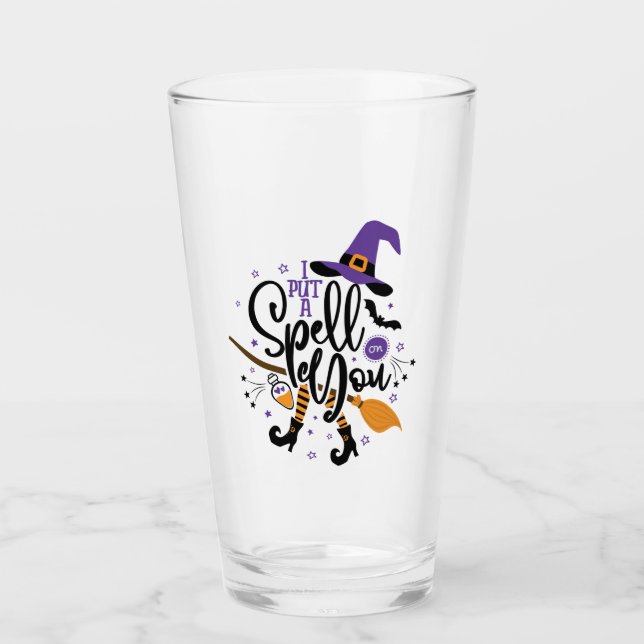 Ich habe einen Zauber auf dich gelegt Glas (Vorderseite)