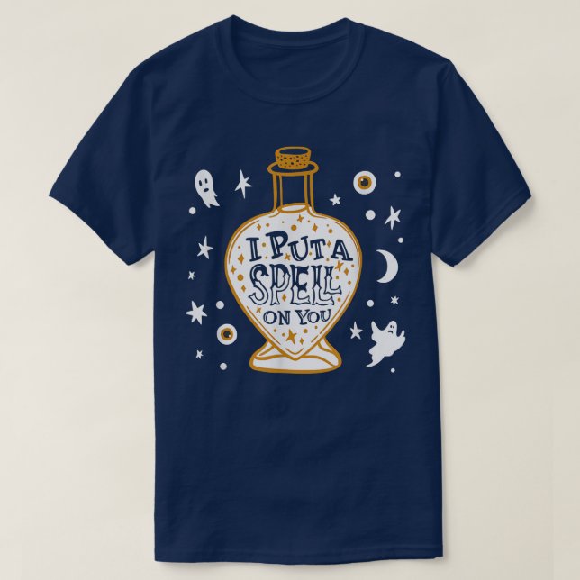 Ich habe einen Zauber auf dich gelegt T-Shirt (Design vorne)
