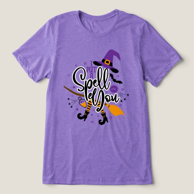 Ich habe einen Zauber auf dich gelegt Tri-Blend Shirt (Design Vorderseite)