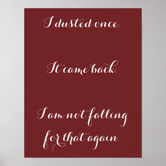 Ich habe einmal ein Poster gewohnt (Vorne)