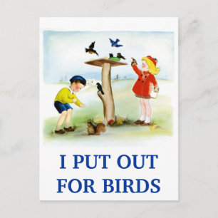 Ich habe es ausgezogen postkarte