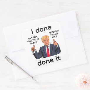 Ich Habe Es Fertig Gemacht Aufkleber
