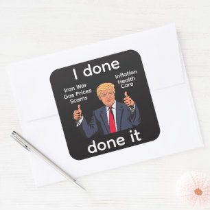 Ich Habe Es Fertig Gemacht Aufkleber
