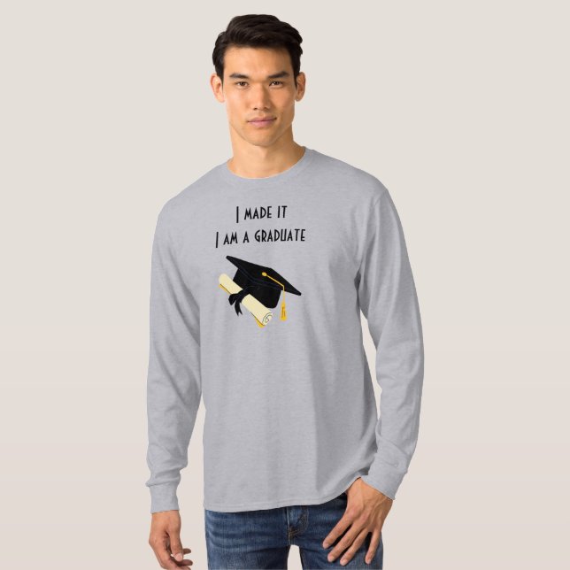 Ich habe es geschafft, ich bin T - Shirt eines Abs (Vorne ganz)