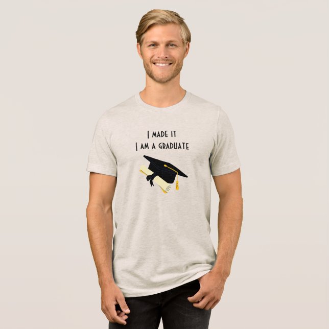Ich habe es geschafft, ich bin T - Shirt eines Abs (Vorderseite voll)