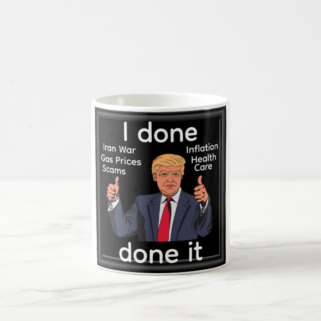 Ich Habe Es Getan Kaffeetasse (Mittel)