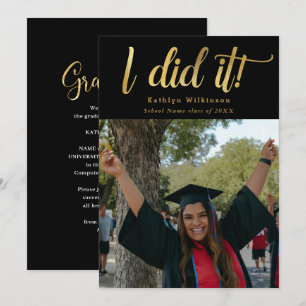 Ich habe es Gold kühne Script-Klasse von 2023 Absc Ankündigung