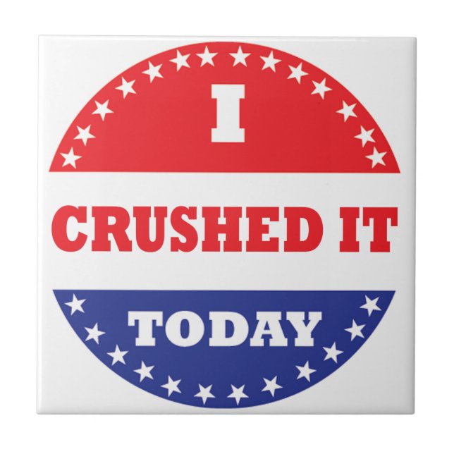 Ich habe es heute zerschlagen fliese (Vorderseite)