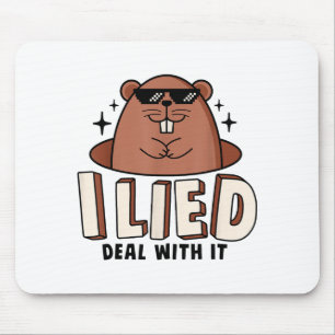 Ich habe es lustig mit Groundhog Day Männer Frauen Mousepad