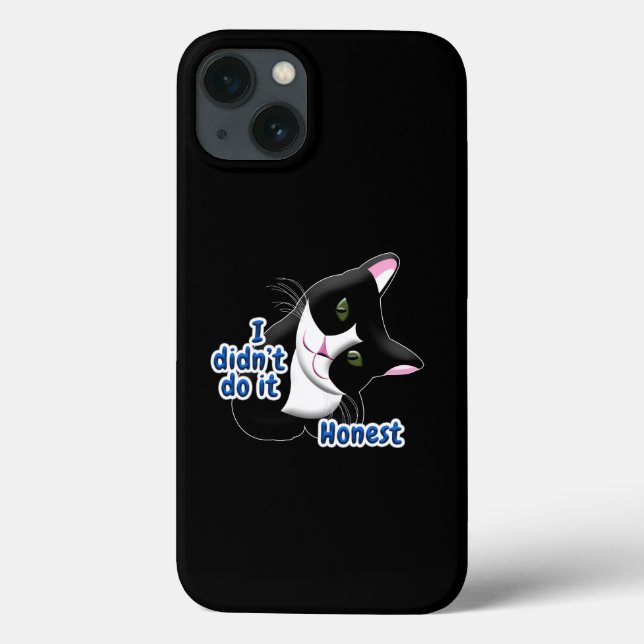 Ich habe es nicht getan Cat Case-Mate iPhone Hülle (Rückseite)