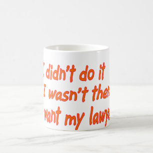 Ich habe es nicht getan.... kaffeetasse