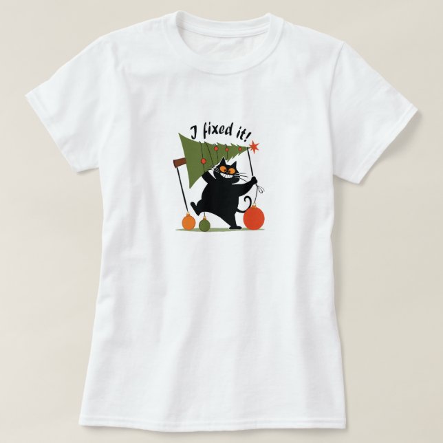 Ich habe es repariert! T-Shirt (Design vorne)