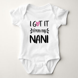 Ich habe es von meinem Nani Bodysuit Got Baby Strampler