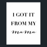 Ich habe es von meiner Mama Got Poster<br><div class="desc">Ich habe es von meiner Mama Got</div>