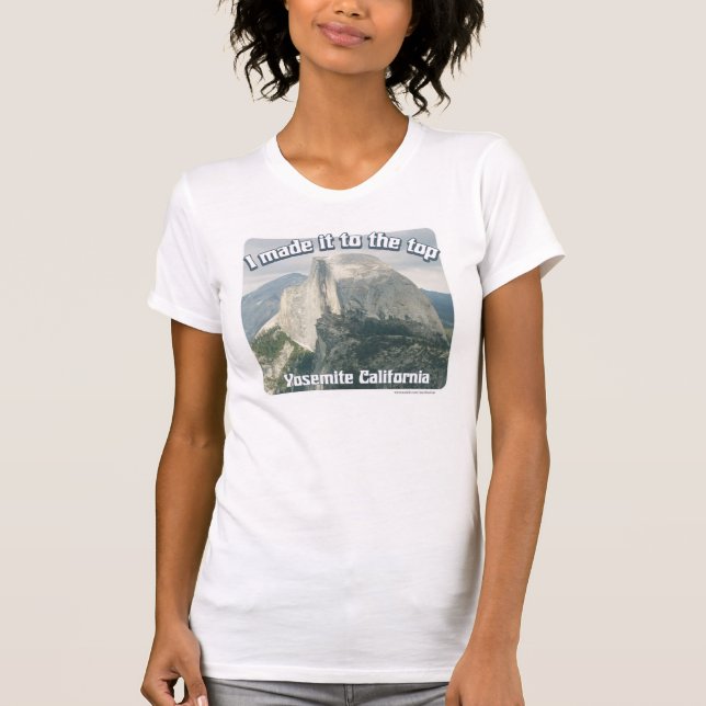 Ich habe es zum Top Ladys T - Shirt geschafft (Vorderseite)