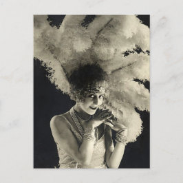 Ich habe Federn auf meinem Kopf Postkarte