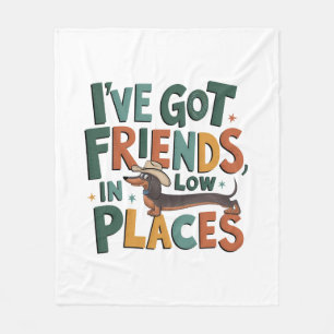 Ich habe Freunde Got, an niedrigen Orten Fleecedecke