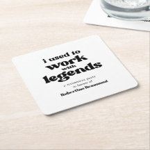 Ich habe früher mit Legenden gearbeitet Lustiger R