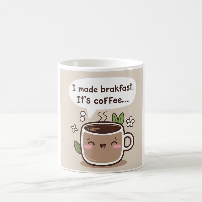 Ich habe Frühstück Tasse gemacht (Mittel)