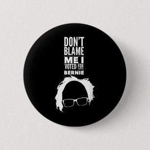 Ich habe für den Präsidenten von Bernie Sanders ge Button