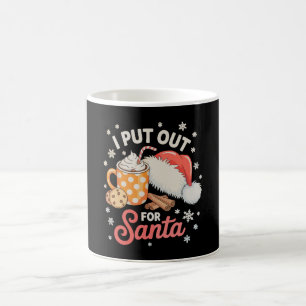 Ich habe für den Weihnachtsmann Kekse Heiße Schoko Kaffeetasse
