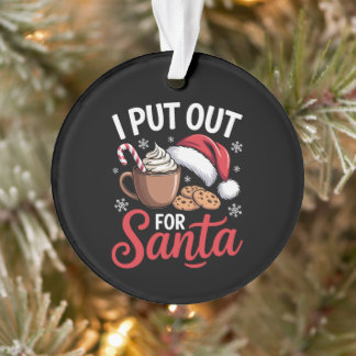 Ich habe für den Weihnachtsmann Weihnachts-Schokol Ornament