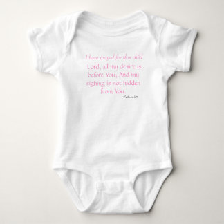 Ich habe für dieses Kind, Lord, mein ganzes DES… Baby Strampler