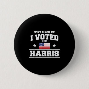 Ich habe für Harris gestimmt. Button