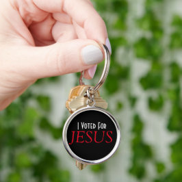 Ich habe für JESUS Christian gestimmt Schlüsselanhänger