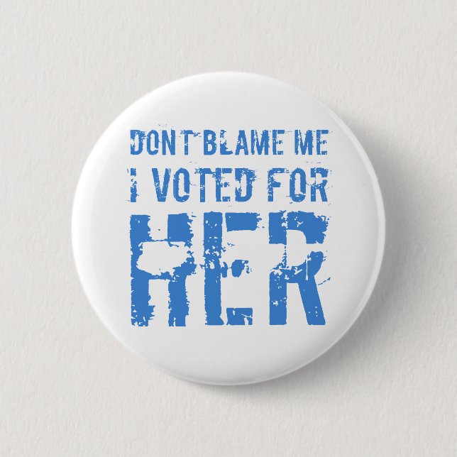 Ich habe für Kamala Harris gestimmt Button (Vorderseite)