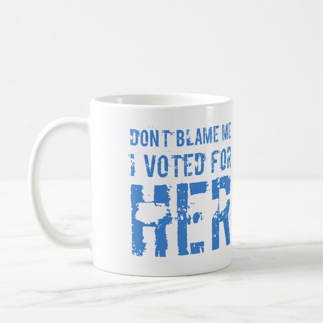 Ich habe für Kamala Harris gestimmt Kaffeetasse (Links)