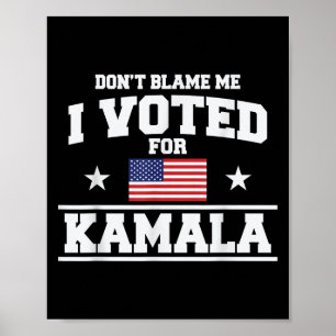 Ich habe für Kamala Harris gestimmt. Poster