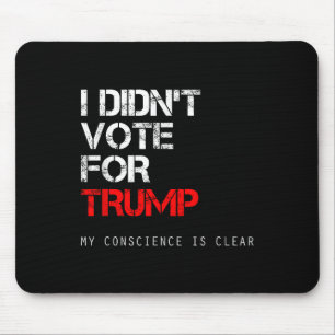 Ich habe für Trump Anti Gop gestimmt, nicht für me Mousepad