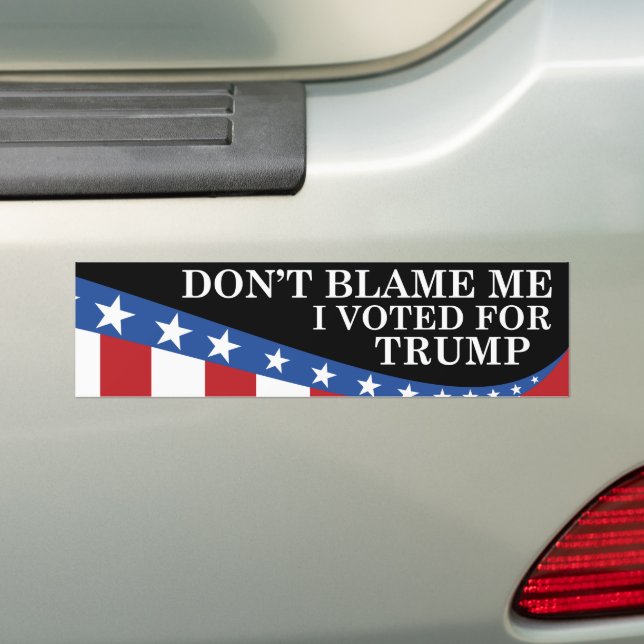 Ich habe für Trump gestimmt Autoaufkleber (Auf Auto)