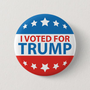 Ich habe für Trump gestimmt Button