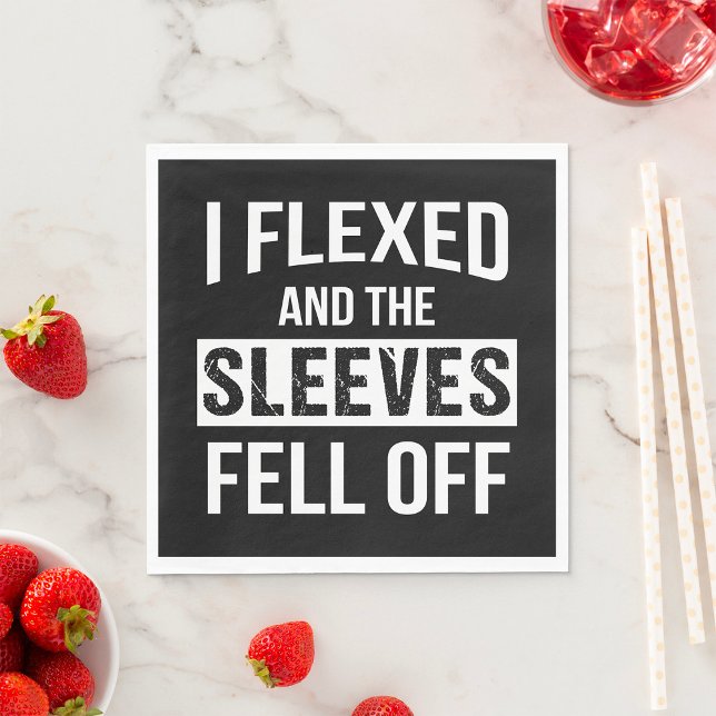 Ich habe geflochten und die Ärmel sind abgefallen Serviette (Von Creator hochgeladen)