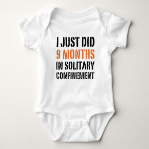 Ich habe gerade 9 Monate in der Befriedung der Lin Baby Strampler