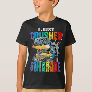 Ich habe gerade das 6. Grade Monster Truck Dinosau T-Shirt