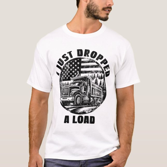 Ich habe gerade einen Lastwagenwald-Amerikaner fal T-Shirt (Vorderseite)